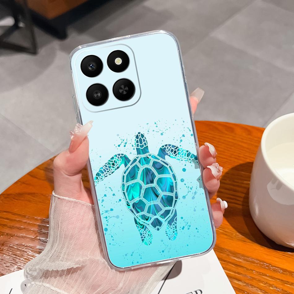 For Honor 400 Smart Phone Case Leisure Style Patterns Soft Silicone TPU Transparent Lightweight Cover For Honor400 Smart Bumper
