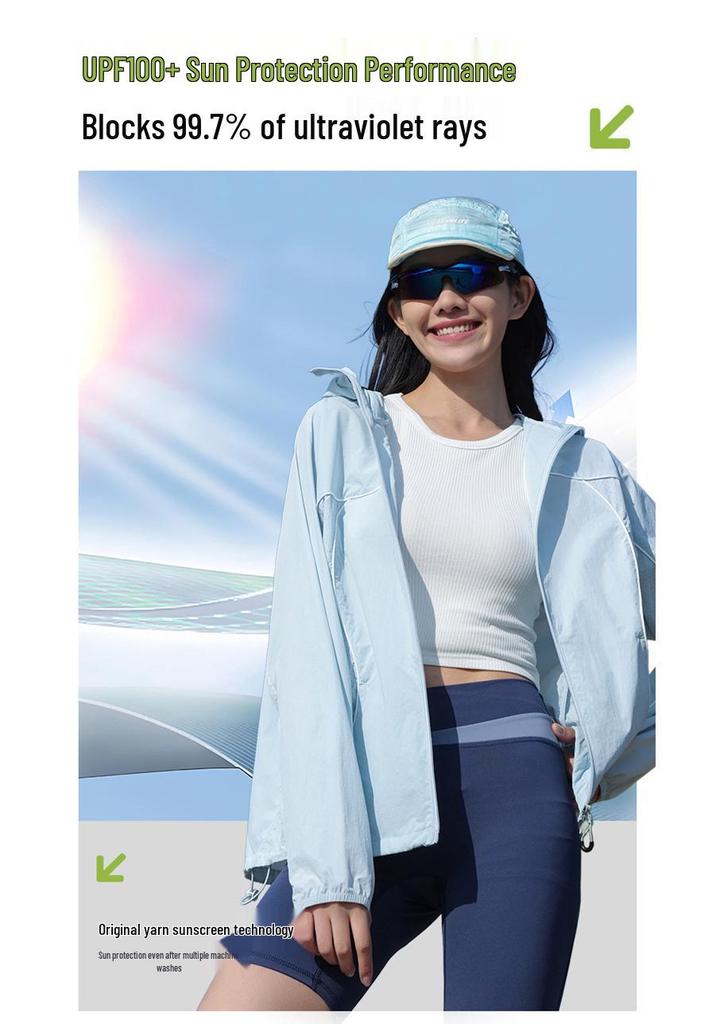 Women's Lightweight Windproof Sun Protection Jacket - Quick-Drying, Breathable, Loose Fit for Spring Running