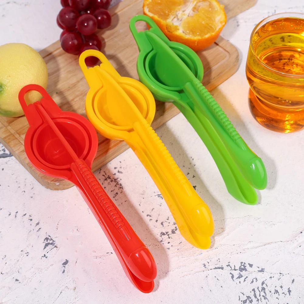 Hause Manuelle Zitronenpresse Aluminiumlegierung Handgepresste Orangenfrucht Entsafter Tragbare Praktische Küchengeräte Mini Mixer