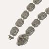 New Retro Women's Geometric Heavy Industry Engraving Ethnic Style Flowers Fashionable Metal Waist Chain