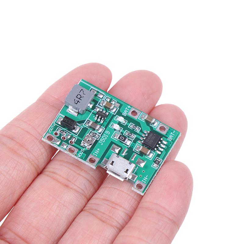 Li-Ion 18650 3,7V 4,2V Batterieladegerät Platine DC-DC Step-Up Boost Modul