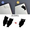 Creative Black Cat Magnetic Bookmark Stationery Students Gifts Book Clip Personality Pagination Mark School Stationery Supplies