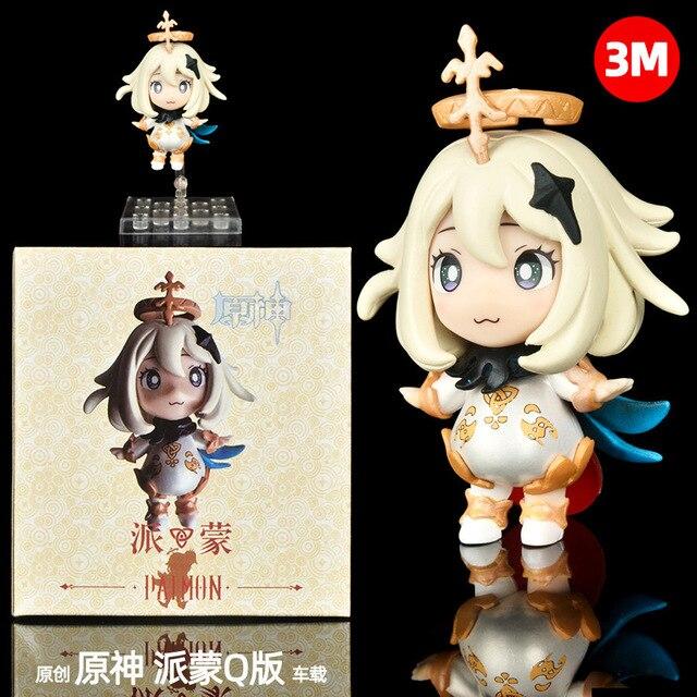 Nowa Kawaii Figurka Paimon z Genshin Impact Paymon Figurka Akcji Pvc Mihoyo Genshin Impact Paimon Figurka Model Kolekcjonerski Zabawki