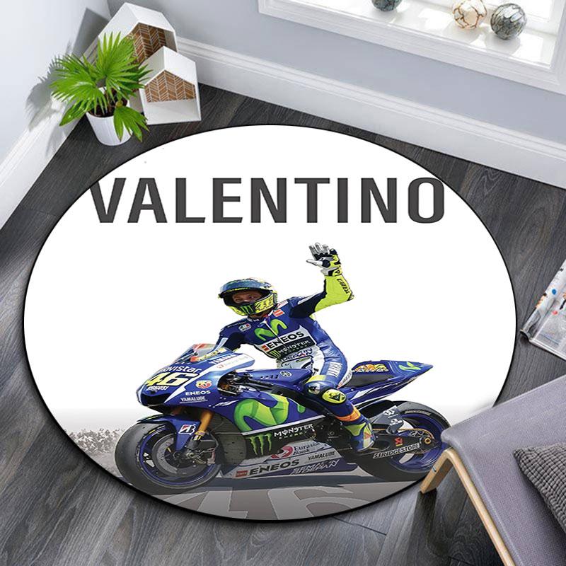 Valentino Pattern Round rug,Carpet Rug for Living Room Bedroom Playroom ,Non-slip Floor Mat,Holiday Gifts and Birthday Gifts.