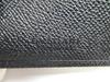 Authentische BVLGARI Schwarze Leder Bifold Geldbörse Kompakte Geldbörse #a633 Geöffnete Schachtel