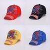 Spider Man Pattern Cartoon Kids Baseball Cap With Sunshade For Spring Outdoor Play