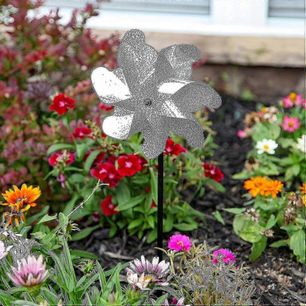 10 Pack Rotating Windmill Bird Repellent - Reflective and Effective Pest Control