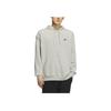 Adidas Logo Sweat Hoodie Solid Color Logo Sports Casual Long Sleeve Hooded Sweatshirt Unisex Hoodies Metallic-Gray IV7596