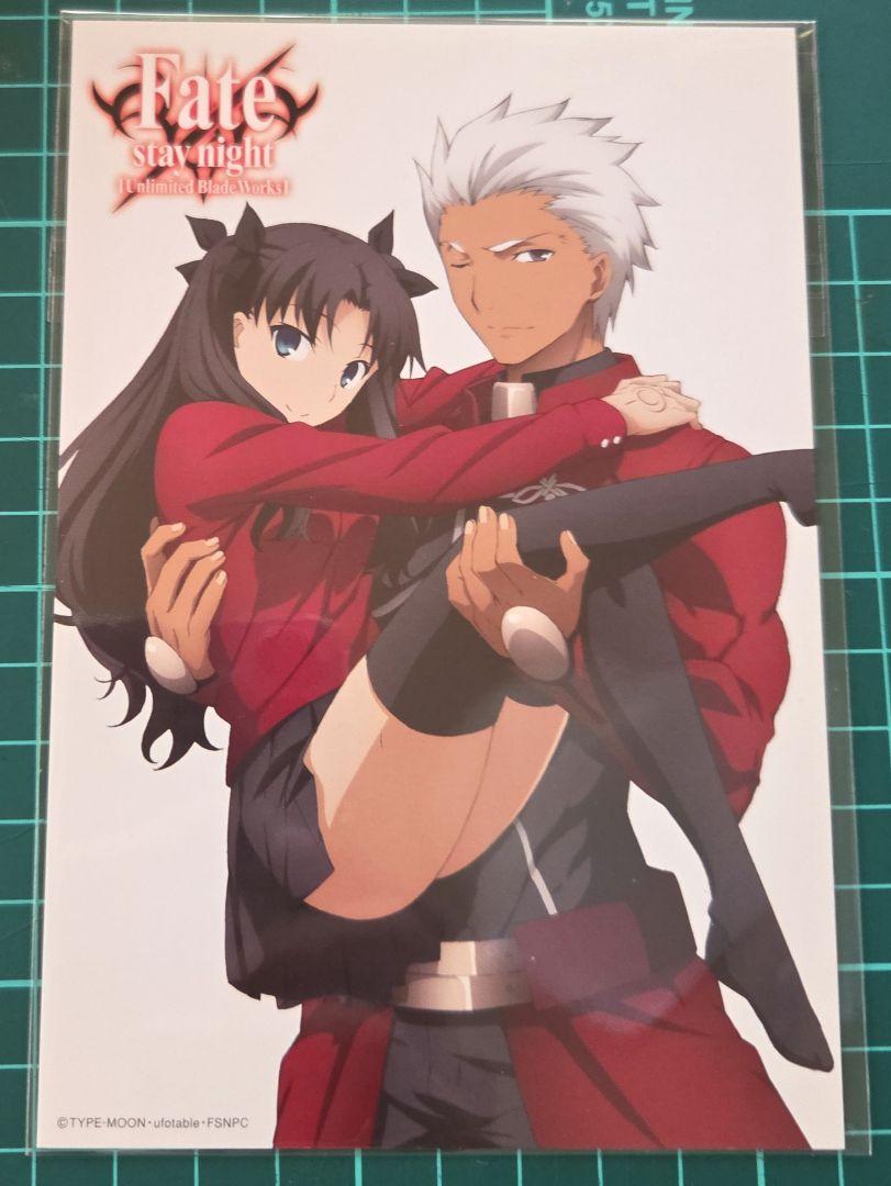

[USED] Fate/stay night Tohsaka Rin & Archer Postcard