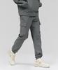 CHASECULT Men'S Stretch Fleece-Lined Cargo Jogger Pants - Khaki