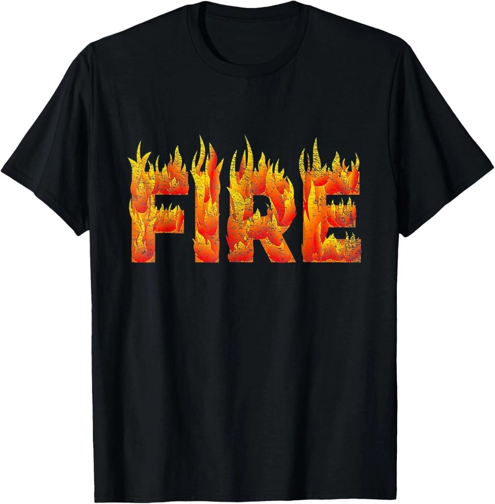 Fire and Ice DIY Last Minute Halloween Party Costume Couples T- Shirt