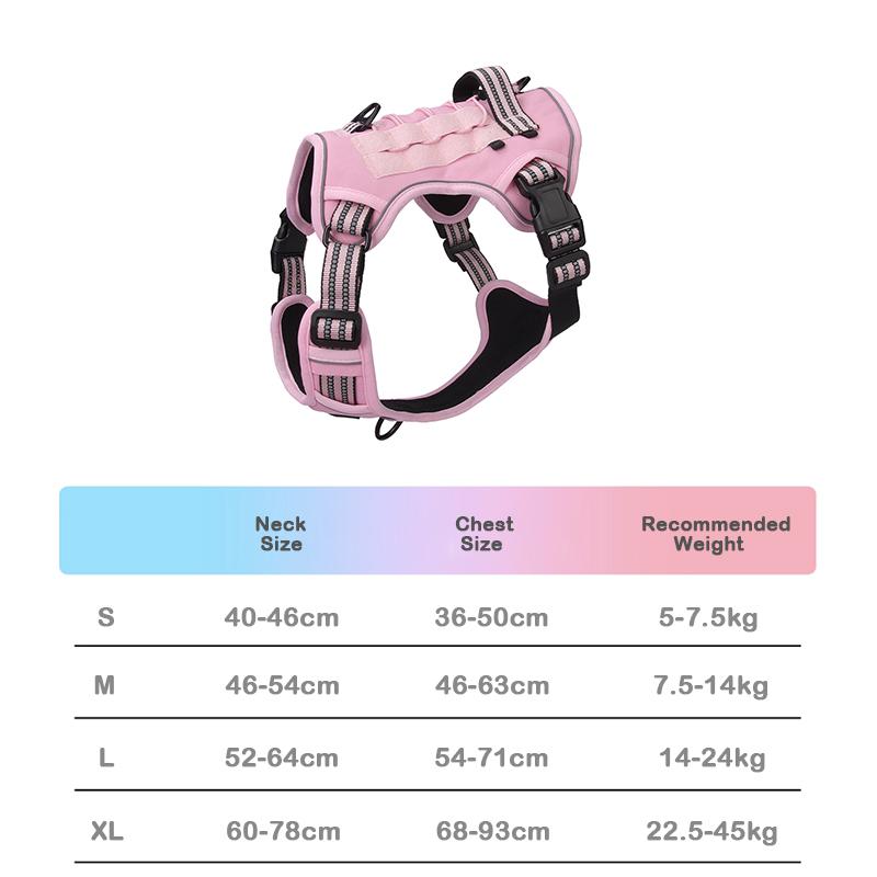 Heavy Duty Tactical Harness for Large Dogs Tactical Military Vest Multi-Functional Adjustable Pet Explosion Proof Training Vest