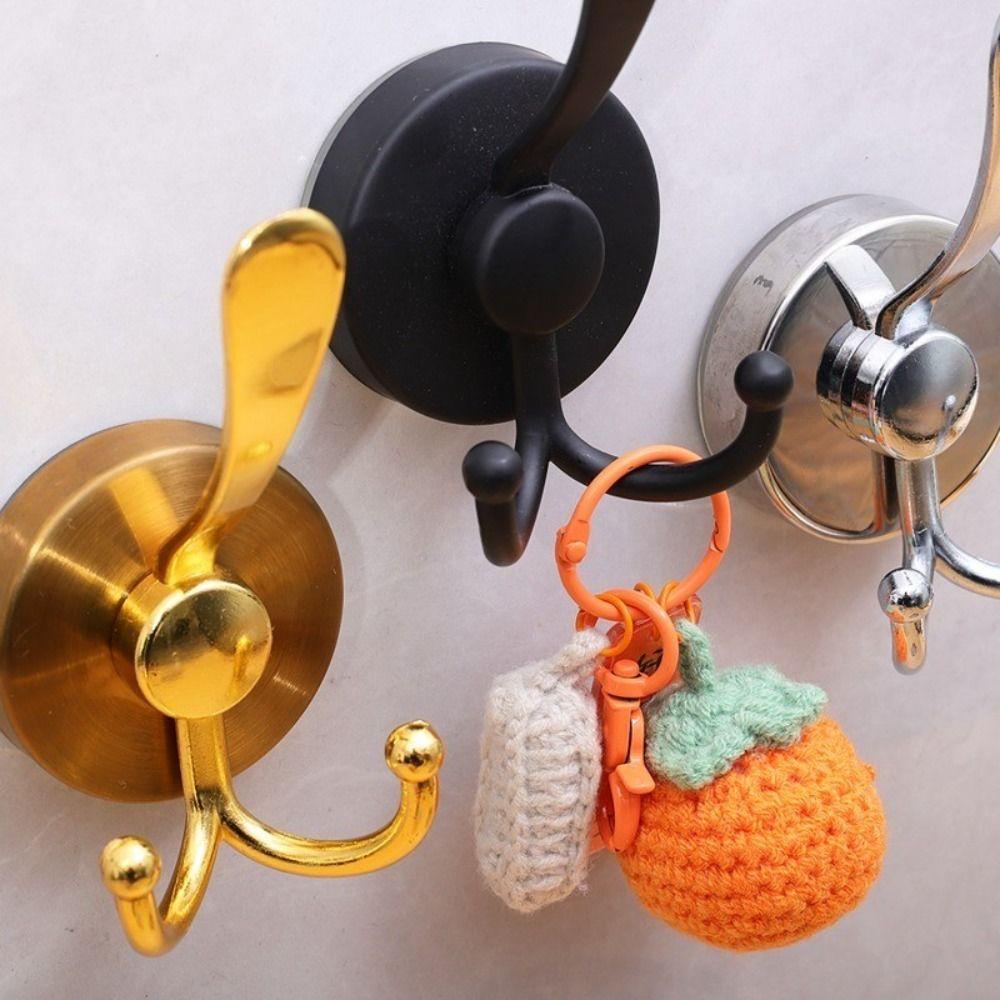 

Strong Wreath Hanger Reusable Clothes Hook Creative Towel Holder чорний