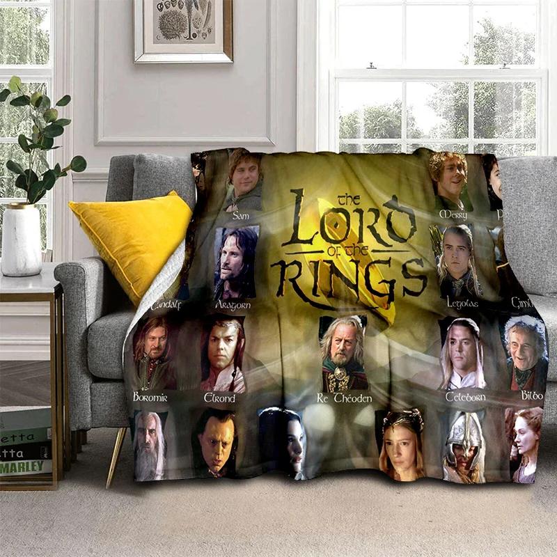 L-Lord of the Rings H-Hobbit HD Blanket,Soft Throw Blanket for Home Bedroom Bed Sofa Picnic Travel Office Cover Blanket Kids 3D
