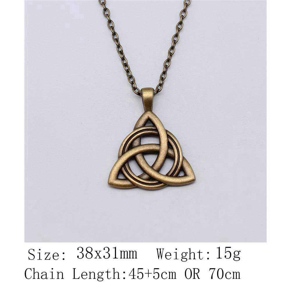 Gifts For Women Woman Long Necklace Celtic Hexagram 45cm Or 70cm Long Chain Necklace Cheap Cute Stuff Pendants And Necklaces
