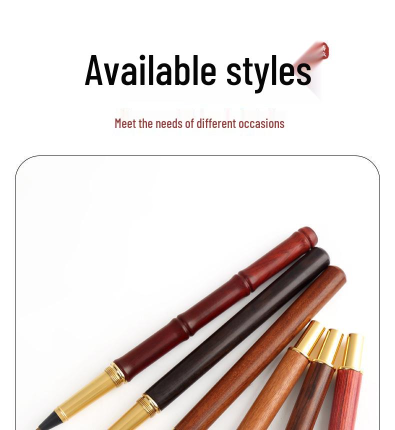 Xiulibee Soft Brush Pen - Refillable Wolf Hair Brush for Calligraphy and Art