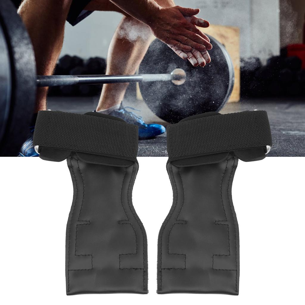 1Pair Artificial Cattlehide Training Gloves Pullups Dumbbells Hand Guards Wrist Guards