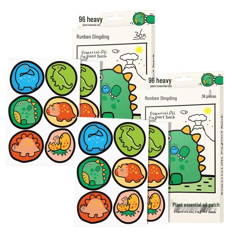 Runben Dingding Dinosaur Kingdom Plant Essential Oil Patches