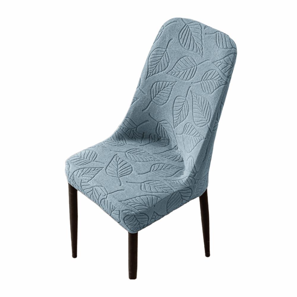 

Stretchable Restaurant Stool Cover Leaf Pattern Chair Seat Slipcovers Seat Protectors Home Decor