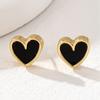 Minimalist Love Heart Stud Earrings - Exquisite Trendy Fashion Jewelry, Versatile Valentine's Day Gift for Women, Daily & Party Accessories