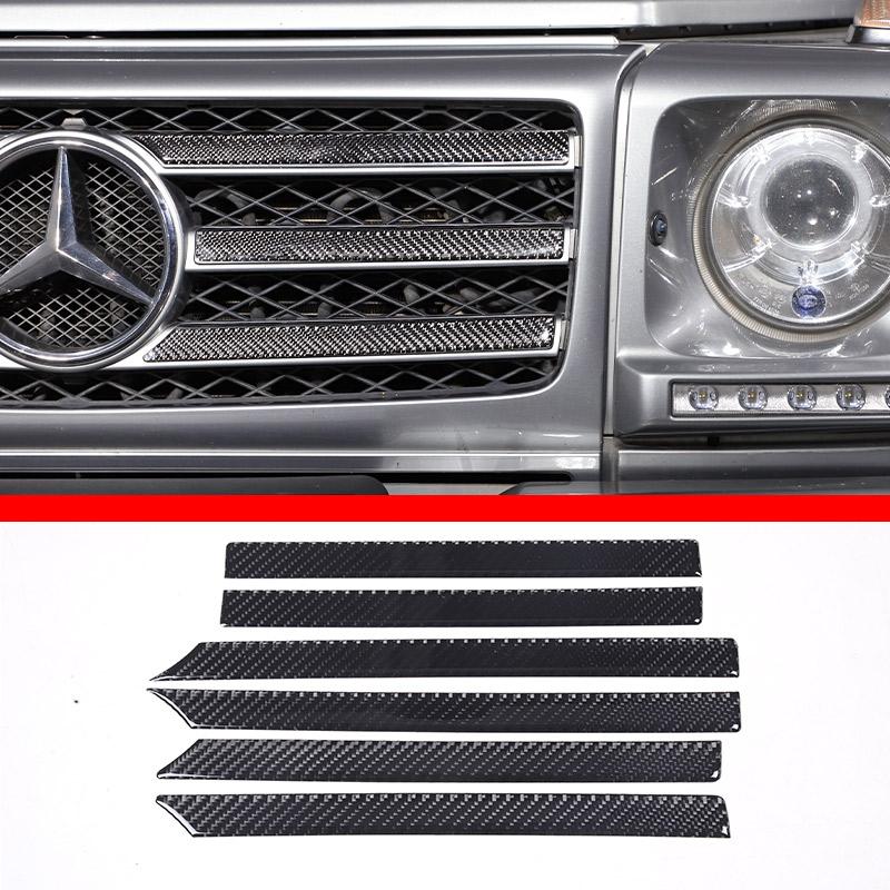 Soft carbon For Mercedes Benz G class W463 2013-18 Car Air Outlet Door Handle Trim sticker Inner & Outer Decoration Accessories
