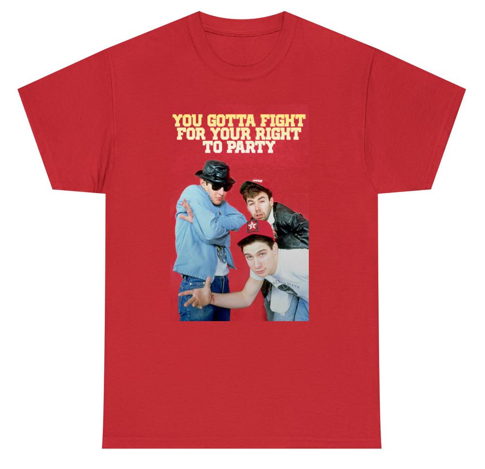 

New Beastie Boys Party Red S-34Xl shirt Gifft Christmas D1053 Unisex T-Shirt Graphic Tee XXXL