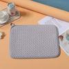 Dish Drying Mat Strong Microfiber Water Absorption Hanging Quick Dry Hole Countertop Sink Draining