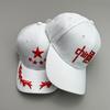 Rojo Chino Nuevo Protección Solar y Sombrilla Hombres Mujeres Gorras de Béisbol Bordado de Algodón Moda Chic China Gorras Snapback Versátil