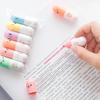 6 Stück / Packung Niedliche Pillen-Mini-Highlighter-Marker Zeichenstifte Schulbürobedarf Kinder Schüler Schreibwaren