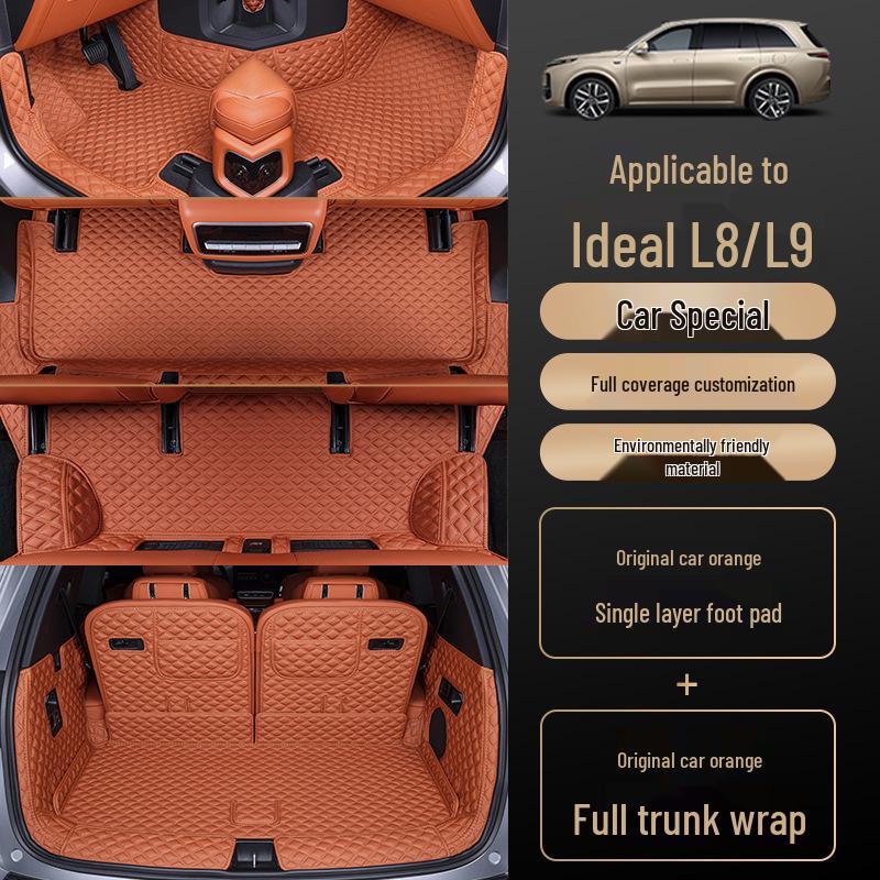 Li Auto L8/L9 Trunk Mat, Full Coverage for Third Row