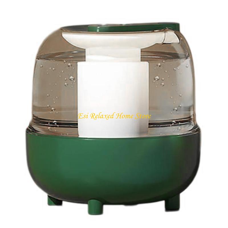 

B46E Household Air Humidifier Double Sprays Nozzle Desktop Fog Water Supply Portable зелёный