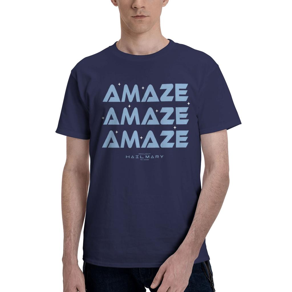 Custom Project Hail Mary T Shirts Unisex Shortsleeve Ryland Grace Movie Tshirts Casual Tee Tops Pure Cotton