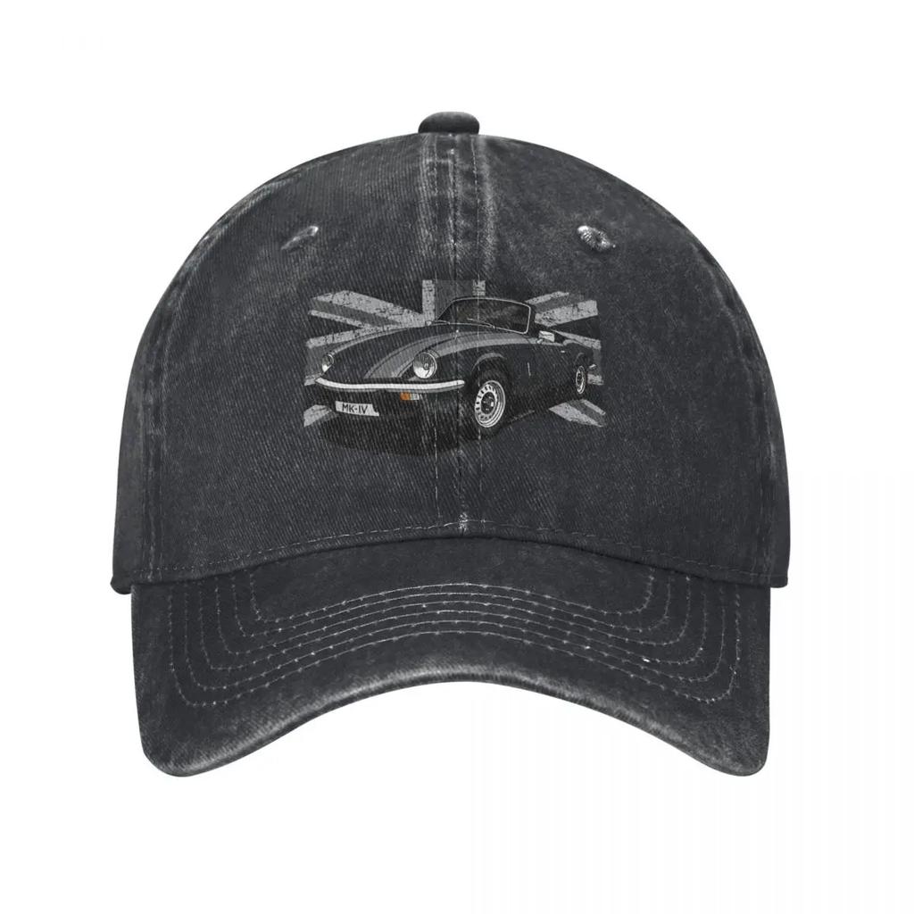 The Coolest English Roadster Ever Baseball Cap Golf Hat Sunscreen Luxury Caps Funny Hat Luxury Women Unisexs