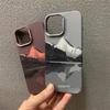 Mountain Print Carbon Relief Case for IPhone 17 16 Pro Max 15 Magnetic Wireless for Magsafe Hard PC Lens Frame Phone Shell Funda