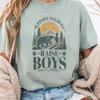 Support Wildlife Raise Boys Retro National Park Tee, Vintage Boy Mom Comfort Colors Shirt