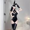 Sex Lingerie Women Patent Leather Hot Ins Conjoined Babes Cos Sexy Home Bunny SM Uniform Suit