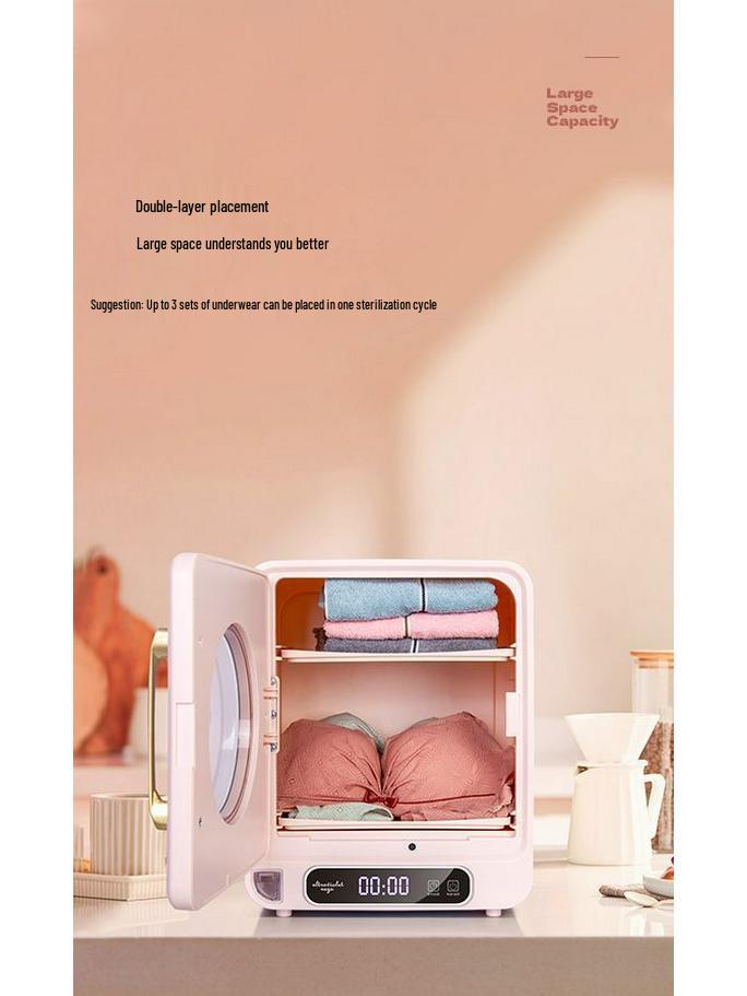 Compact UV Underwear Dryer & Disinfection Box for Home Use