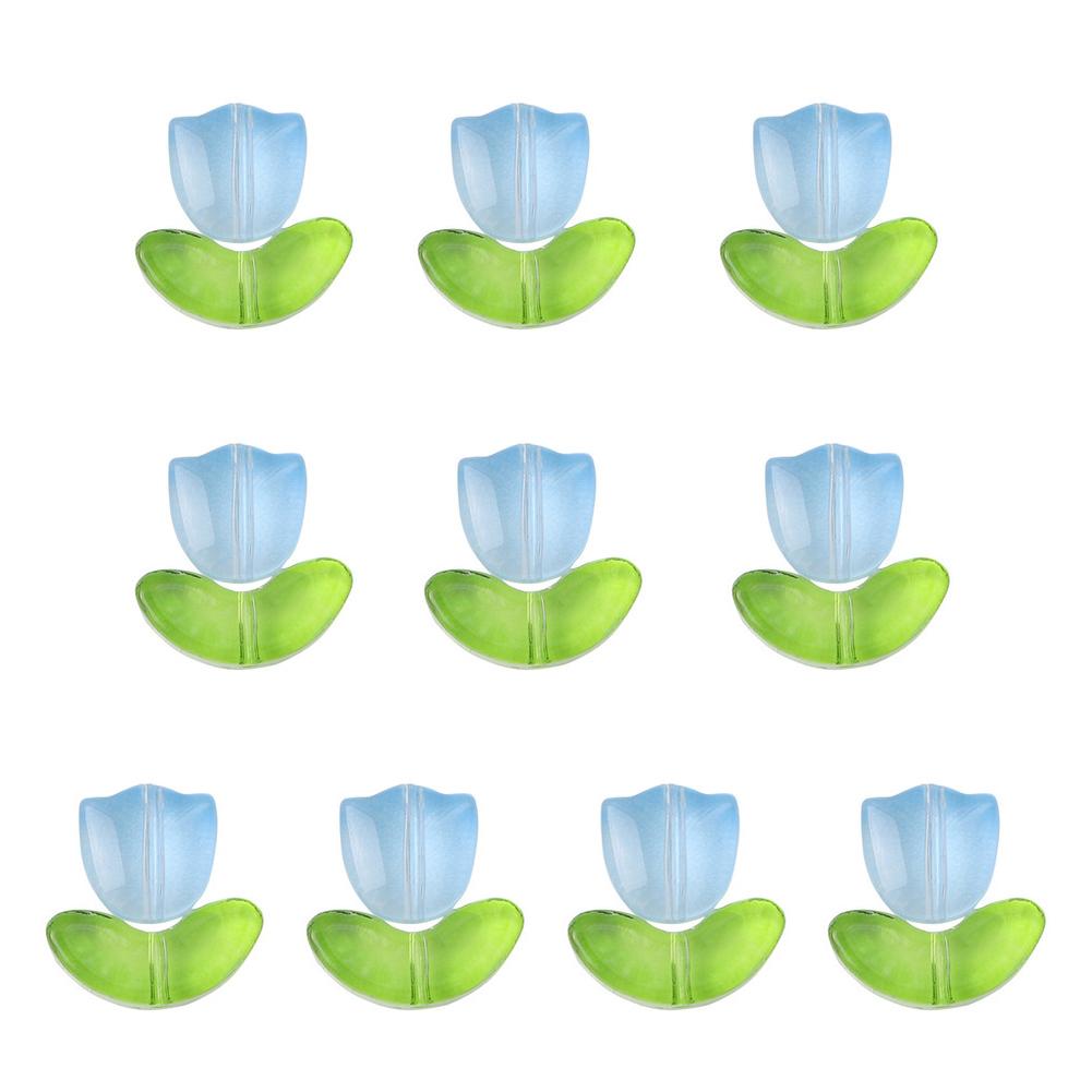 

Бусины-тюльпаны-разделители, 10 комплектов, несколько цветов для браслетов «сделай сам», аксессуаров, ожерелий, украшений P4W2