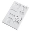 Nurse Uniform Silicone Mold Medical Equipment Fondant Molds Cake Decorating Tools Cupcake Topper Candy Resin Clay Chocolate Gumpaste Mold