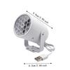 360 Grad drehbare Weihnachts-Projektorleuchte USB-betrieben Atmosphärenlampe Schlafzimmer