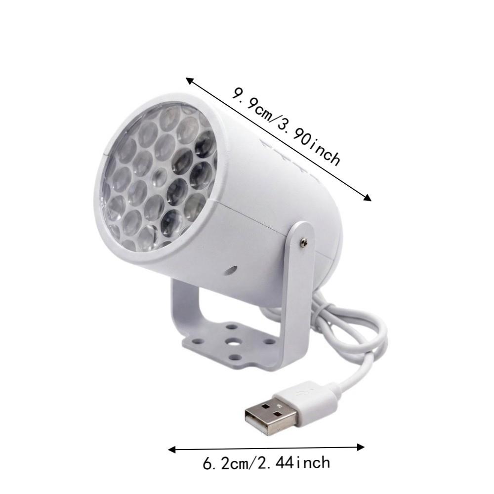 360 Grad drehbare Weihnachts-Projektorleuchte USB-betrieben Atmosphärenlampe Schlafzimmer