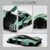 1:32 Valkyrie DB12 Sports Car Toy Models Alloy Diecast Sound Light Supercar Doors Opened Pull Back Toys Kids Gift Collection