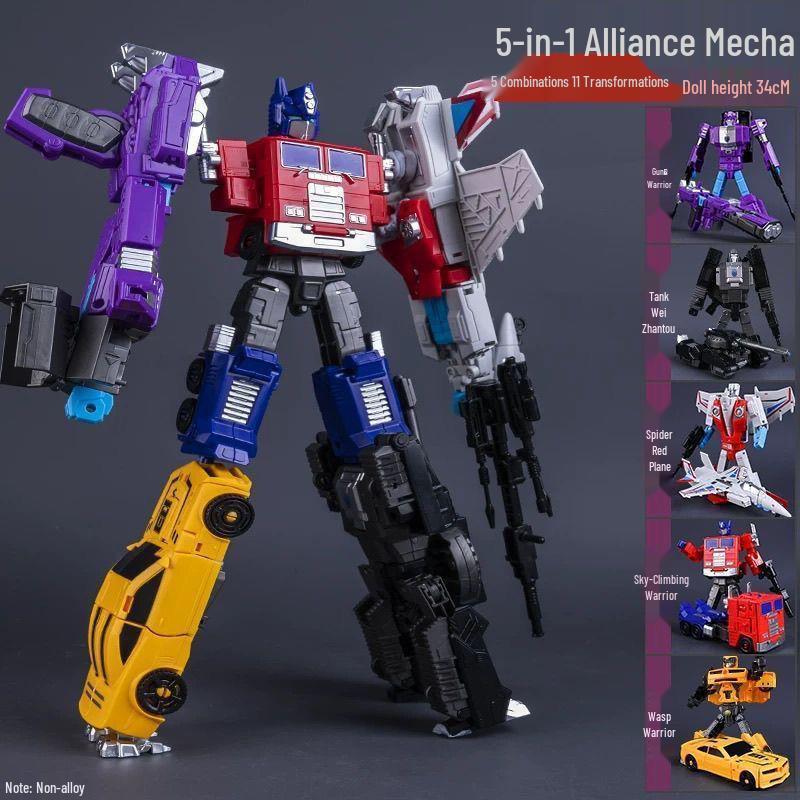 Kids' Transforming Mecha Robot Assembly Toy
