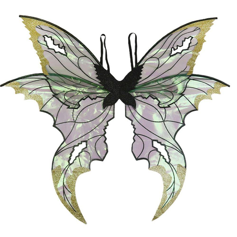 Fantasy Sparkling Fairy Wings Two-color Colorful Angel Wings Flower Butterfly Costume Wings for Women Girls