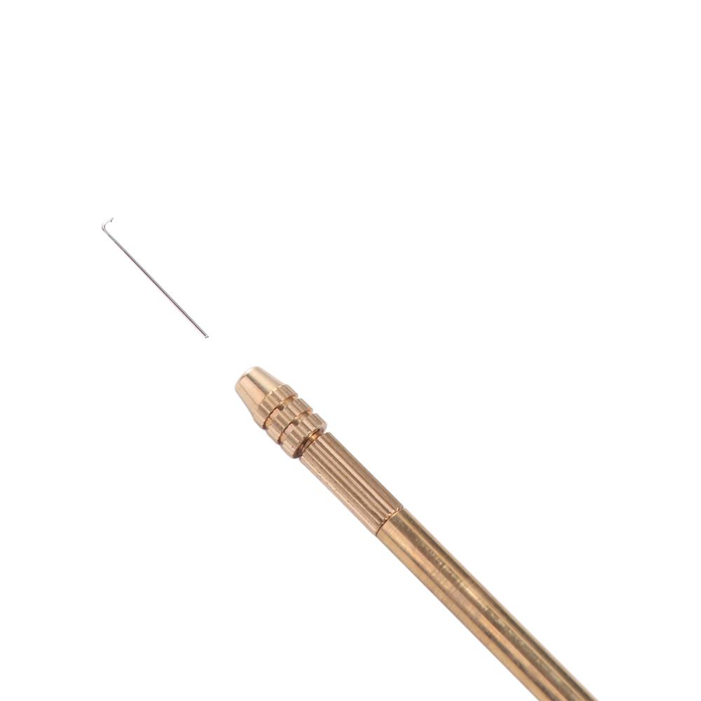 5pcs/set Durable Lace Wig Needles Copper Handle Wig Making Kit Ventilating Needles  Beginners