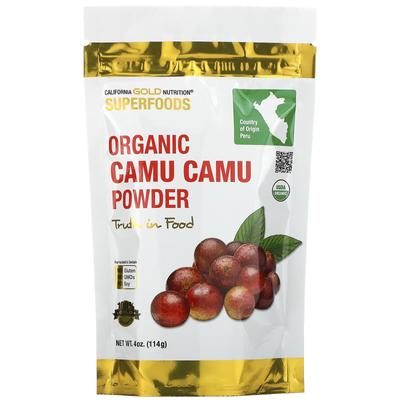 Organik Camu Camu Tozu, 4 oz (114 gr)