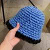 Plush fisherman's hat children's autumn and winter versatile thermal basin hat big head circumference cover face small bucket hat
