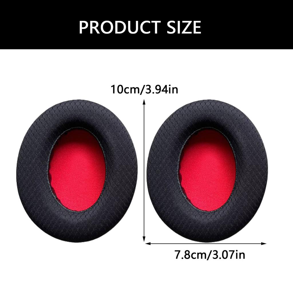 Professional Earpads Ear Cushions Replacement for 1MORE SonoFlow Headphones Soft Protein Noise Isolation Foam Ear Pad