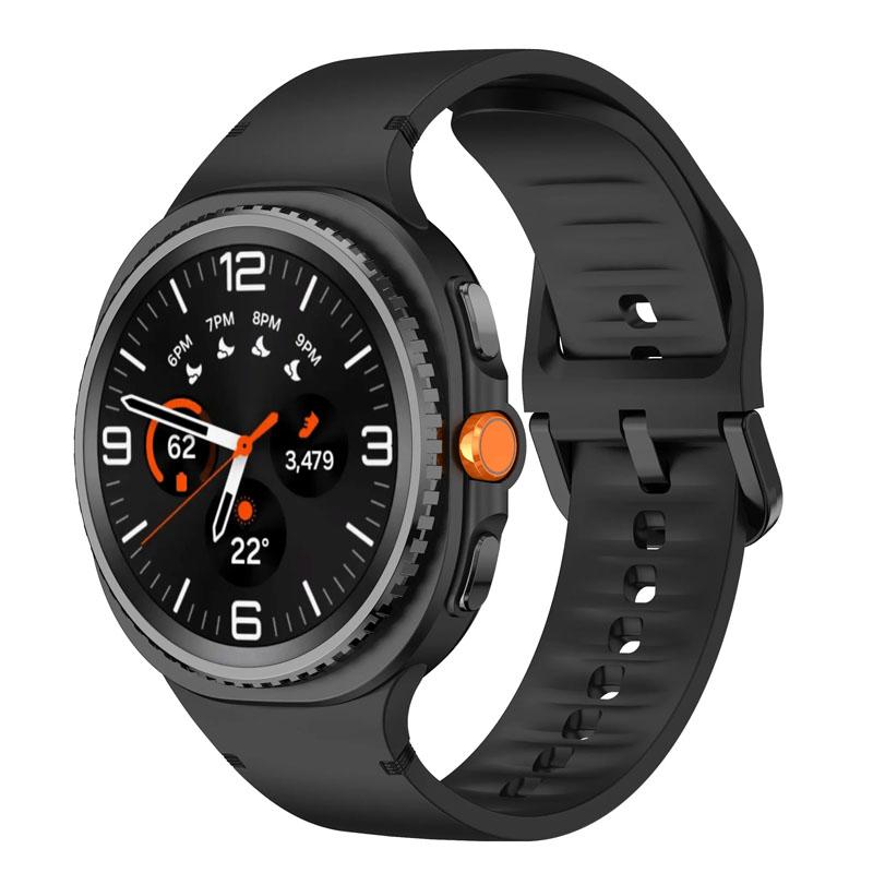 Sports Silicone Strap For Samsung Galaxy Watch 8 40mm 44mm Official Stitch Bracelet Wristband Galaxy Watch 8 Classic 46mm Correa