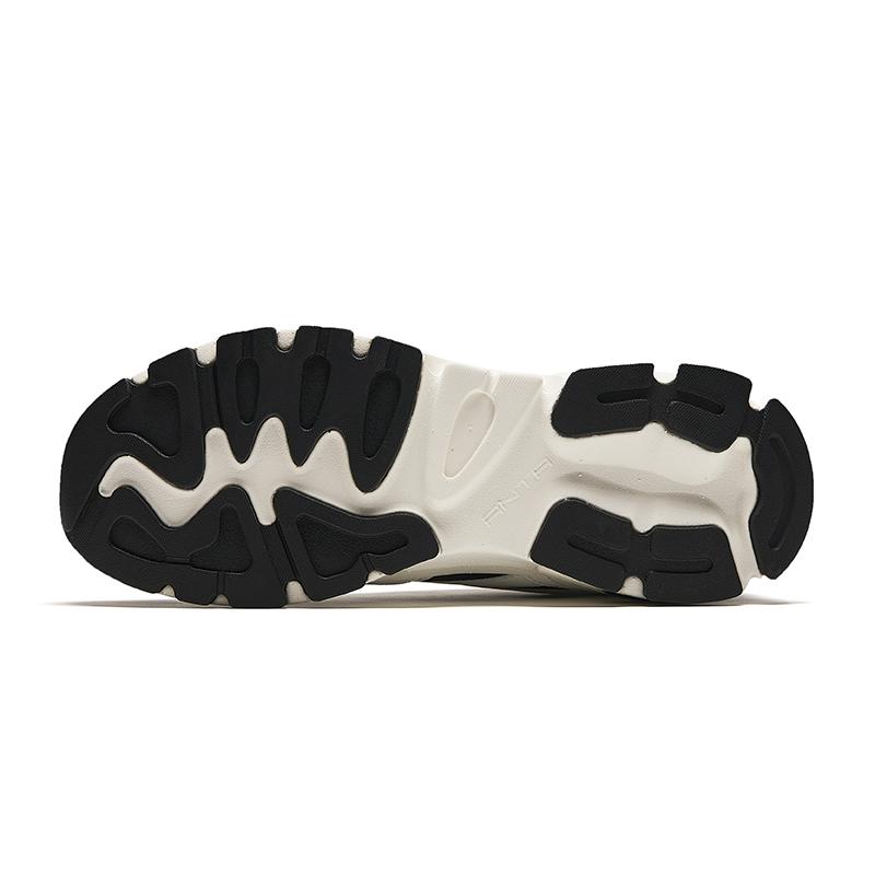 New Anta Millennial Cushioning Anti Slip And Wear Resistant Low Top Casual Shoes Men's Black White Blue 912418881-2